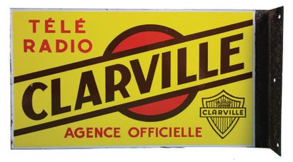 null CLARVILLE Newer enamelled plate for Clarville radios and televisions.
Format:...