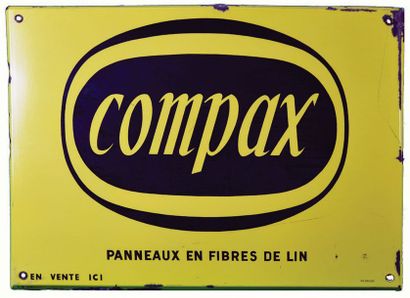 null COMPAX Plaque émaillée pour les panneaux en fibres de lin Compax.
Format: rectangulaire,...