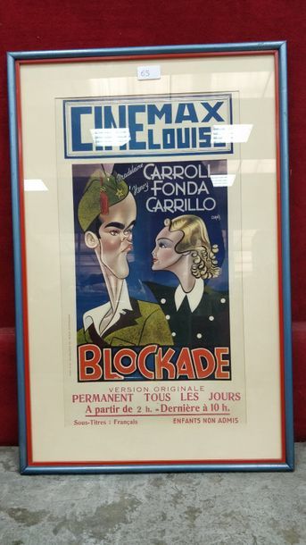 null « Blockade Cinemax Louise »

Affiche en couleurs encadrée

À vue 56 x 31 cm