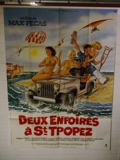 null « Deux enfoirés à St Tropez »

Affiche originale en couleurs

Film de Max PECAS,...
