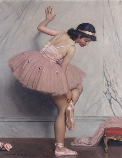 Auguste LEROUX Auguste LEROUX
Jeune danseuse
Huile sur toile
Signée en bas à gau...