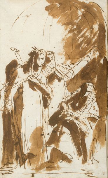  Giambattista Tiepolo (1696-1770)

La Vierge à l'enfant et les deux saints

Plume... Gazette Drouot