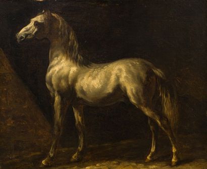  Théodore Géricault (1791-1824), Succession

Cheval arabe gris-blanc

huile sur toile

59... Gazette Drouot