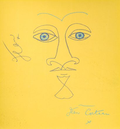 Jean Cocteau 1889–1963 Jean Cocteau 1889-1963

Visage

Pastel sur papier

signé Jean... Gazette Drouot