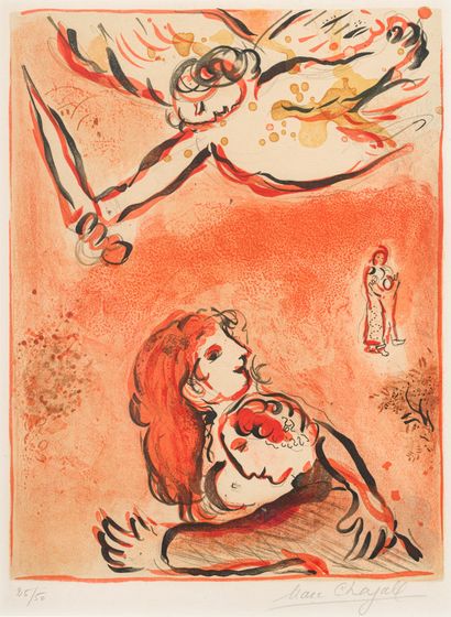 Marc Chagall 1887–1985 Marc Chagall 1887-1985

La vierge d'Israël, 1960

Lithographie... Gazette Drouot