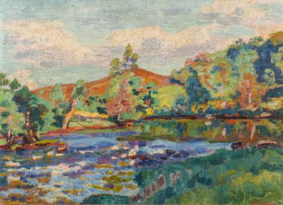 Armand Guillaumin 1841–1927 Armand Guillaumin 1841-1927 

Crozant, banks of the Creuse,... Gazette Drouot