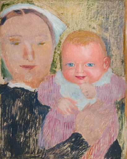 Maurice Denis 1870–1943 Maurice Denis 1870-1943 
Noële and her maid (Bernadettte... Gazette Drouot