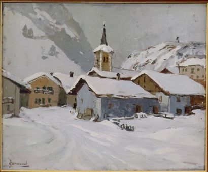 Joseph Victor Communal, Pralognan Joseph Victor COMMUNAL (1876-1962) "Pralognan (Savoie)",...