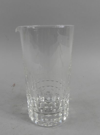 null Cut crystal pourer. Height 17cm