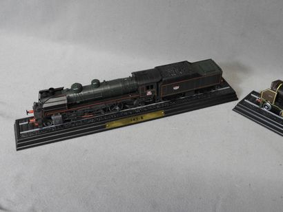 null Edition Atlas, 2 locomotives, Pacific chapelon Nord, 141 R
