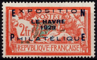 null France 1929 XX Yv 257A Exposition du Havre , signé Calvès - SUP -