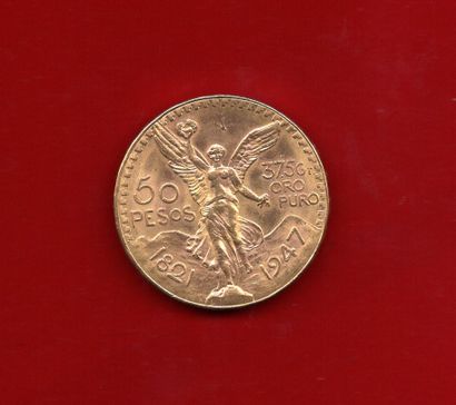 null MEXIQUE : 50 Pesos or 1947 Mexico. 41gr. KM 481. SUP