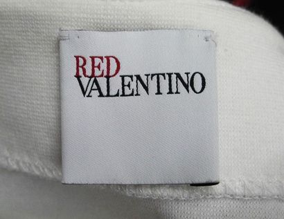 null Red VALENTINO
Robe sans manche blanche en jersey de coton
Taille M 
(très bon...