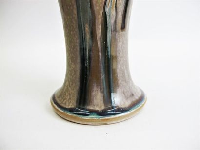 null DENBAC (René DENERT & René-Louis BALICHON) 
Important vase balustre avec anses...