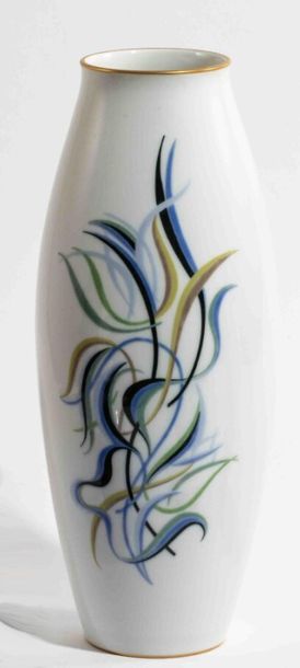 null MANUFACTURE NATIONALE DE SÈVRES & ROLAND GOUJON (décor de)
Important ovoid vase...