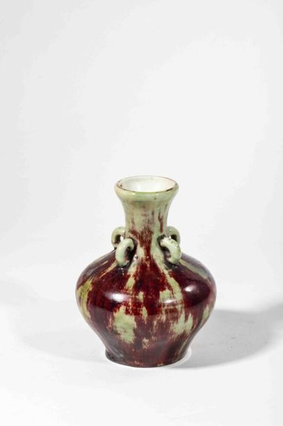 CHAPELET Ernest (1835-1909) Vase à panse...