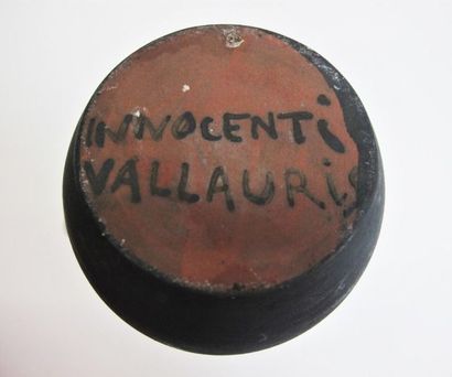 null INNOCENTI Jacques (1926-1958) - VALLAURIS
Pichet en céramique à émail partiel...