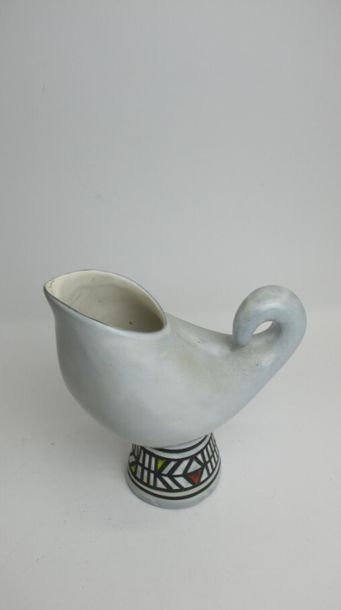 null CAPRON Roger (1922-2006) - VALLAURIS
Vase oiseau en céramique émaillée à décor...