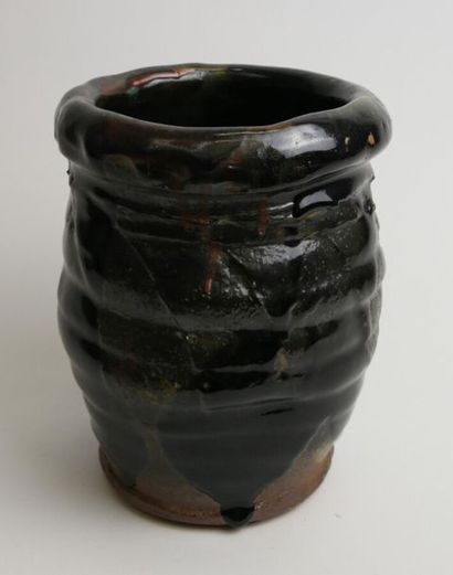 null BOISBELLE (Hervé ROUSSEAU born in 1955 and Josette MIQUEL, 1955-1999) Pansu
vase...