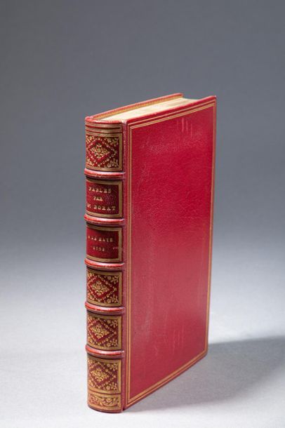 null Claude-Joseph DORAT. New fables. The Hague, Paris, Delalain, 1773. In-8, red...