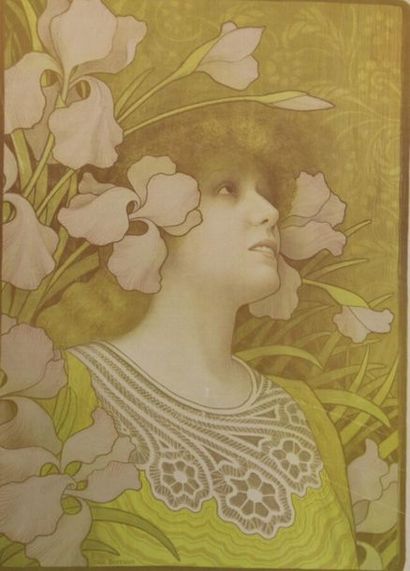 null Paul BERTHON (1872 - 1909)
Salon des Arts Libéraux.1900 - Sarah Bernhardt.
Lithographies...