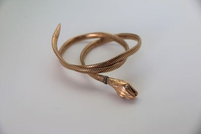Bracelet de bras articulé en or jaune 750°/°°...