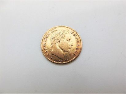 null FRANCE
10 francs or, Napoléon III. Année 1862. 

