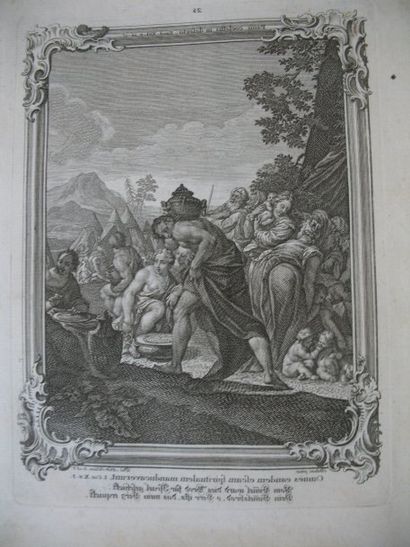 Philipp Andreas KILIAN. Picturae chalcographicae historiam Veteris Testamenti a Mose...