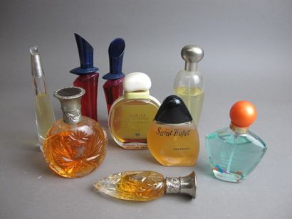 null Divers Parfumeurs - (années 1990)
Lot comprenant 9 flacons : Issey Miyaké 30ml...