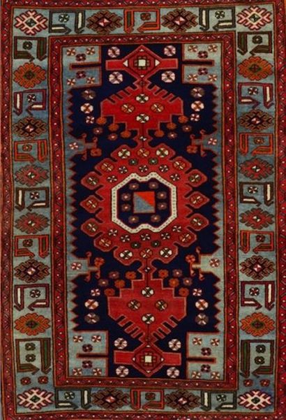 Hamadan (Iran) circa 1985
Wool velvet on...