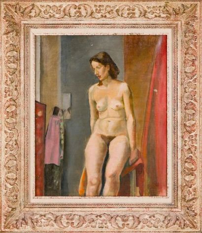 null Henri HAYDEN (1883-1970)
Le modèle 
Huile sur toile signée en bas à droite
46...