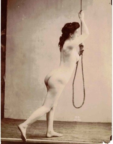 null Eroticism, charm, nude studio studies. Circa 1900-1920. Set of about ten albumen...