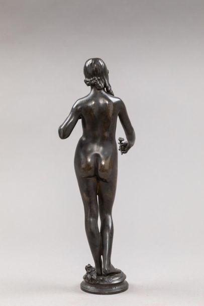 null Antonin CARLES (1851-1919)
Sujet en bronze ciselé à patine brune représentant...