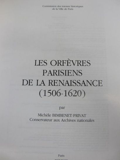 null Lot de 4 livres sur l'art :
- 1 livre de Michèle Bimbenet-Privat "Les orfèvres...