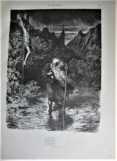 null Légende du juif errant, Gustave Doré, Michel Levy frères, Paris, 1856. 1er tirage,...
