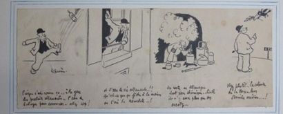 null Raoul GUERIN dit TOTO Guérin (1890-1984)
Deux dessins de presse, un paru dans...