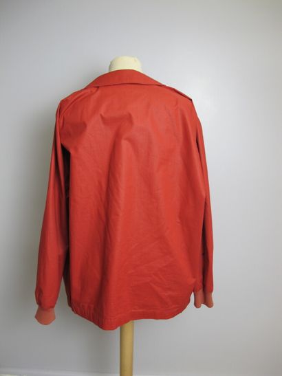 null BURBERRYS'.

Jacket in red cotton mix, zip closure, two side pockets, inside...
