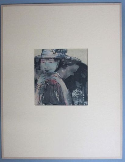 null CHEN Jianghong (1963)
Femme au chapeau
Lavis rehaussé d'aquarelle signé en bas...