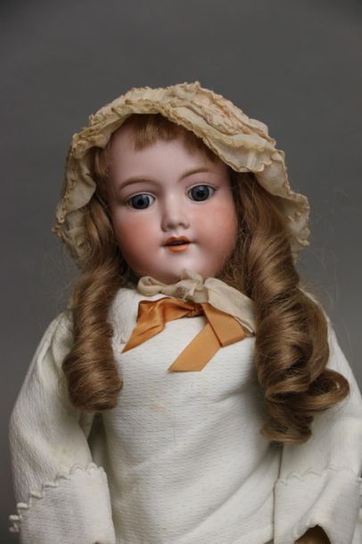 null German doll, with bisque head, open mouth, marked " ARMAND MARSEILLE 390 - A...