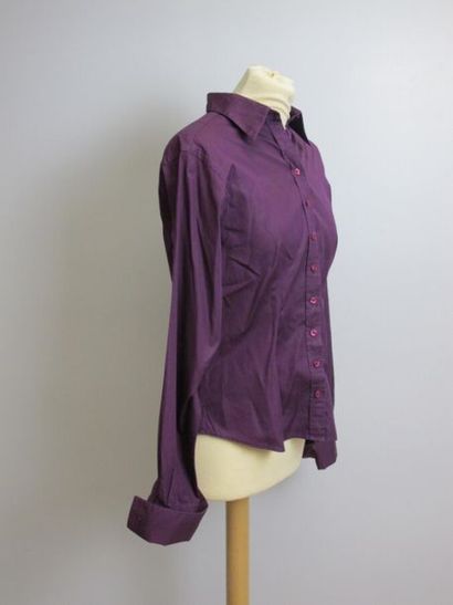 null ALAIN FIGARET AND PINK
Three cotton shirts in pink, purple and mauve
Size 40...