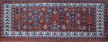 null Original and very old Torbat Yomud Bukhara (Turkmen) mid 19th century
Wool velvet...
