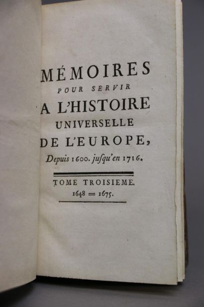 null Ensemble de livres reliés: Histoire de la Guerre sous le règne Henri IV, Oeuvres...