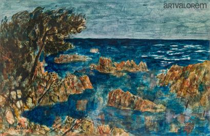null OUDOT Roland (1897-1981)

Seaside with rocks, Mediterranean Sea

Painting on...