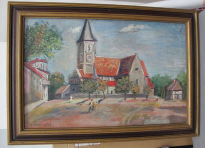 null TERECHKOVITCH Konstantin Andréevitch (1902-1978)

Église de village

Huile sur...