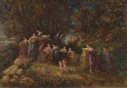 null VIOLA Fernand (1853-1911)

Scènes champêtres 

Quatre huiles sur toile 

50...