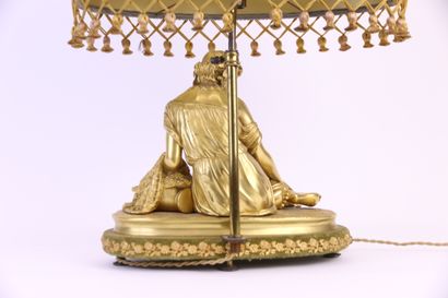 null Ecole du XIXème siècle

La pêcheuse, sculpture en bronze doré montée en lampe.

Hauteur...