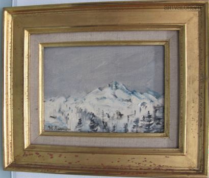 null RÉMON Jean Pierre (né en 1928)

Paysage de montagne

Huile sur toile, signée...