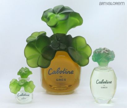 null Sandstone - "Cabotine" (1990's)

Decorative advertising bottle, model with clovers,...