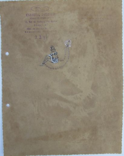 null Maison de joaillerie Claudine Perriat - Mercury circa 1950-60

Deux dessins...