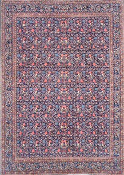 null Important, old and late Kashan (Iran) circa 1930/1940.

Lambswool velvet on...